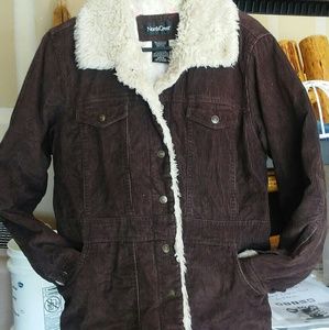 Corduroy coat Sz M
